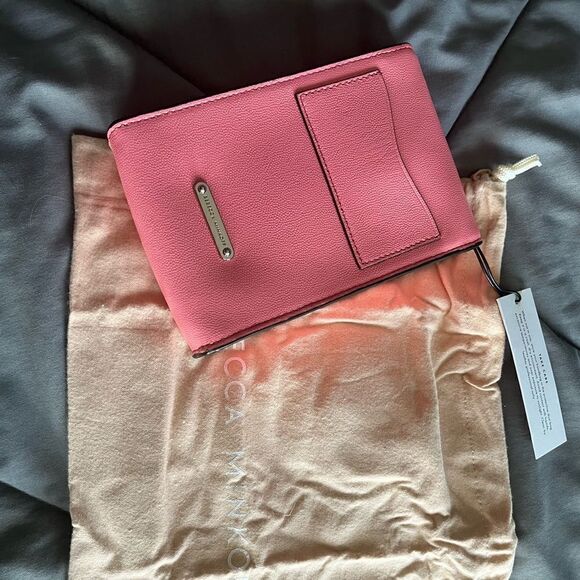 NWT Rebecca Minkoff Pink Leather Crossbody Bag with Dust Bag - Picture 6 of 9